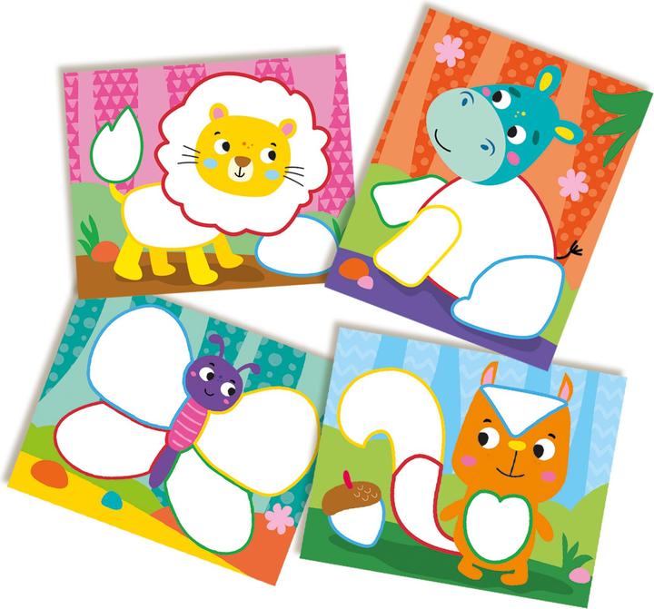 Actual product image Ses Bastelset Montessori Farben+Materialien