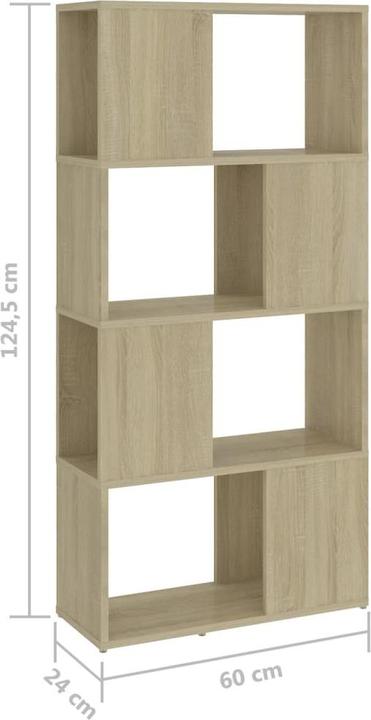 Image du produit vidaXL Bücherschrank (24 x 60 x 124.50 cm)