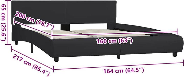 Image du produit vidaXL Bettgestell (160 x 200 cm)