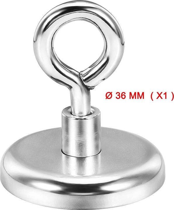 Actual product image Swissdetector Eye magnets - Super powerful - Ø 36 MM - Force 45 kg (X 1) (1 x)
