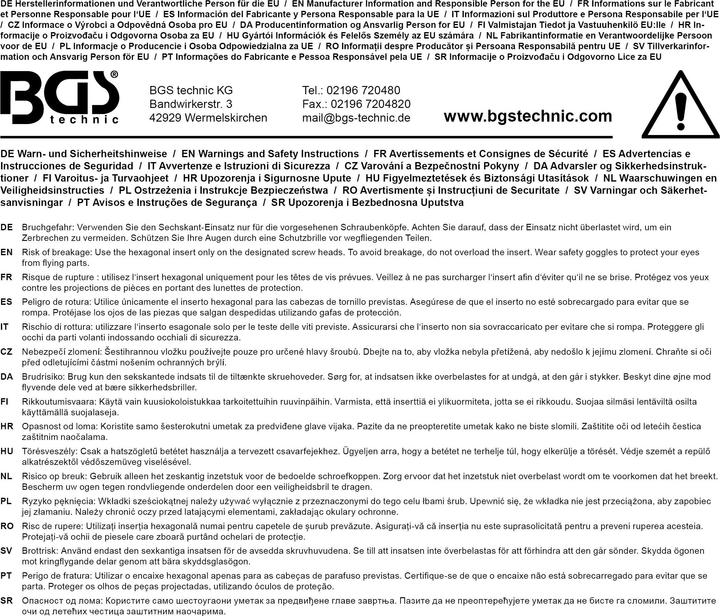 Produktbild BGS Steckschlüssel-Einsatz (34 mm)