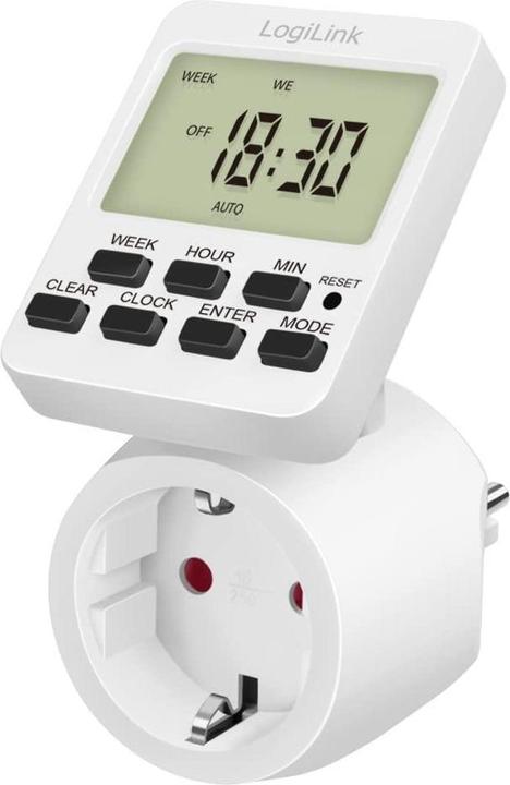 Produktbild LogiLink Digitale Zeitschaltuhr mit drehbarem Display
