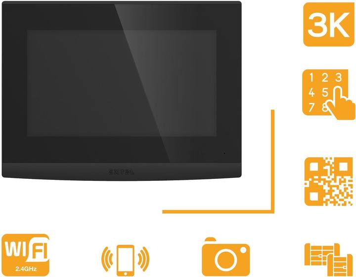Image du produit Extel Open 3K Wifi intercom met camera - bedraad - met keypad