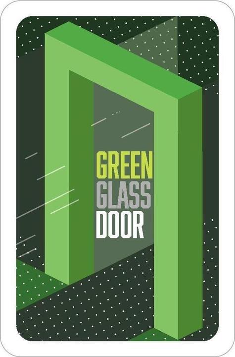 Actual product image Green Glass Door (German)