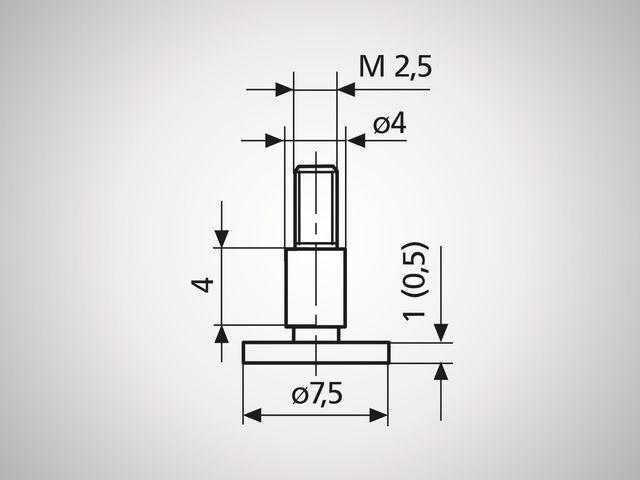 Actual product image Mahr Plate measuring insert