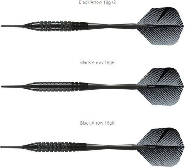 Image du produit Harrows Black Arrow Softip Darts (18 g)