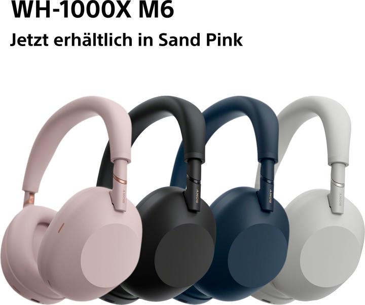 Produktbild Sony WH-1000XM6 (Aktive Geräuschunterdrückung, 30 h, Kabelgebunden, Kabellos)