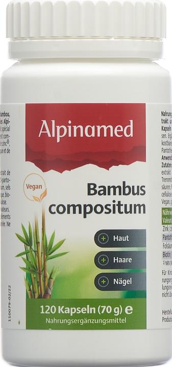 Actual product image Alpinamed Bamboo Compositum (120 Piece, Capsules, 120 g)