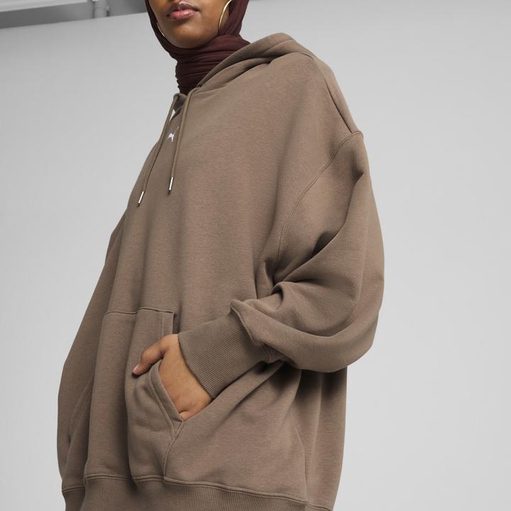 Actual product image Puma WARDROBE ESS Over-Oversized Hoodie TR (L)