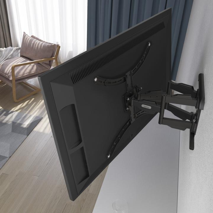 Image du produit Hama Support TV mural, pivotant, inclinable, extensible, 229 cm (90") à 50 kg (Mur, 90", 50 kg)