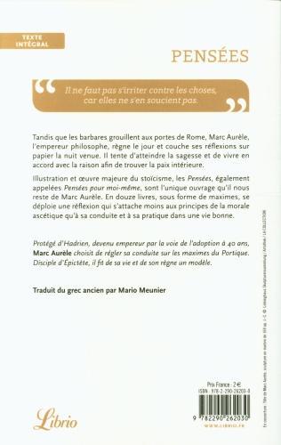Immagine prodotto Pensées (Francese, Marc Aurèle, 2021)