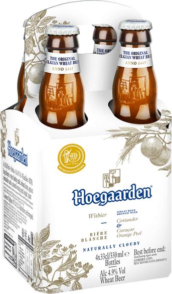 Produktbild Hoegaarden Witbier (4 x 33 cl)
