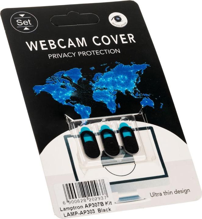 Immagine prodotto Lamptron Coperchio a scorrimento per webcam, 3 pezzi