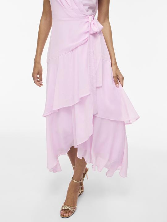 Image du produit Vila VIURA Maxi Kleid mit V-Ausschnitt (36)