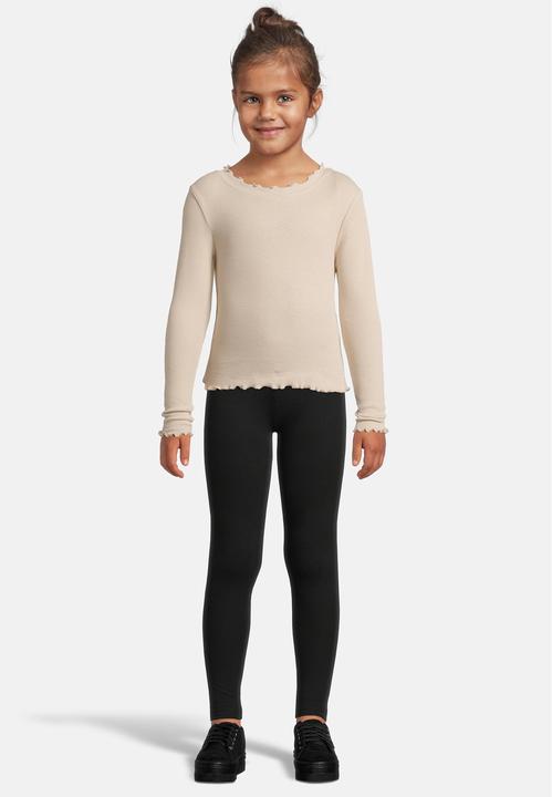 Produktbild Urban Classics Girls Short Rib Longsleeve - 17204 (146, 152)