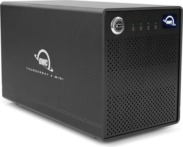 Actual product image OWC 16TB ThunderBay 4 mini 4-bay Thunderbolt 3 HDD For Mac and Windows PC - Feat SoftRAID XT (16 TB)