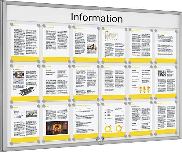Produktbild Schaar-Design Einfachschaukasten BASIC (Wandtafel, 98.5 x 134 cm)