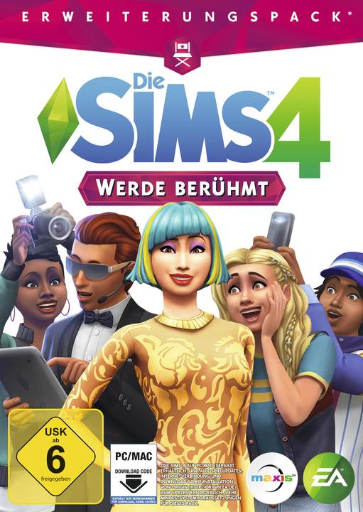 Produktbild EA Games Sims 4 PC Addon Werde berühmt CiaB (Code in a Box) (PC, DE)