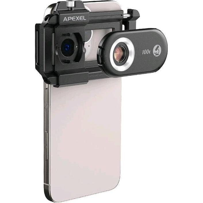 Thumbnail - Apexel Lens for phone 100x APL-MS100, Weiteres Smartphone Zubehör, Silber