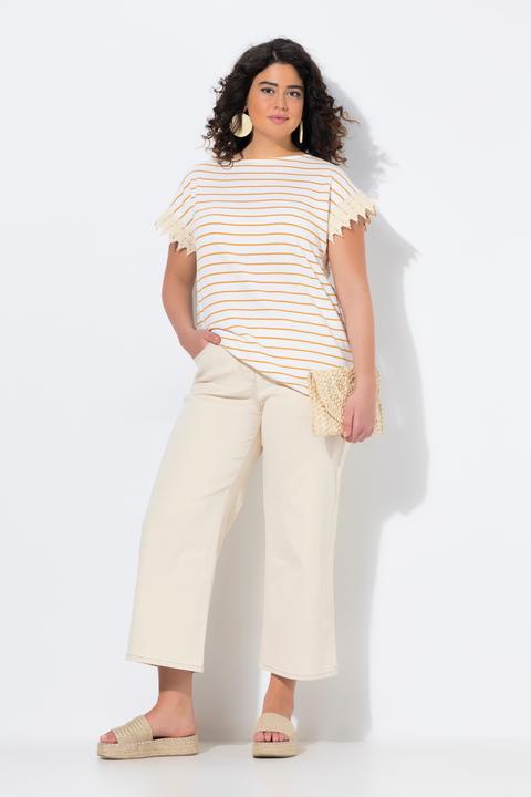 Immagine prodotto Ulla Popken Culottes di jeans in cotone biologico non tinto con taglio della gamba ampio (52)