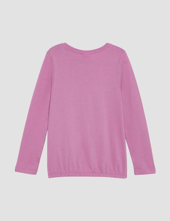 Produktbild S.Oliver T-Shirt Langarmshirt mit Foil-Print und Gummibund (92)