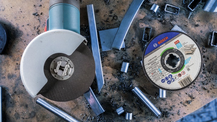 Immagine prodotto Bosch Professional Zubehör Disco da taglio PRO X-Lock in acciaio inox e metallo, 125 x 1 x 22,23 mm