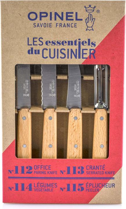Produktbild Opinel LES ESSENTIELS Küchenmesser-Set, 4-teilig