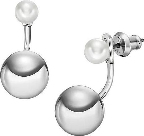 Immagine prodotto Fossil - Bold Links Sparkling Silver Earrings JOA00927040 (Argento)