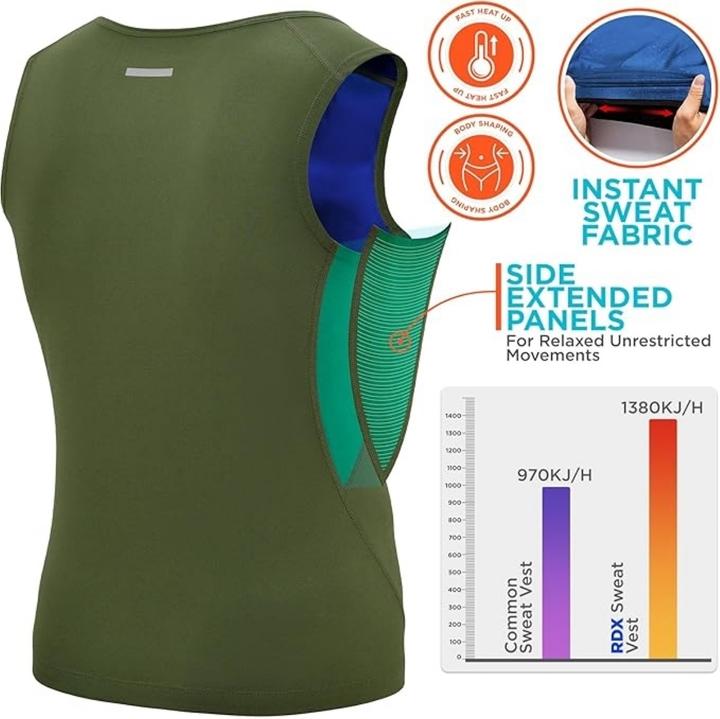 Rdx Herren-Schwitzjacke zum Abnehmen (XL)