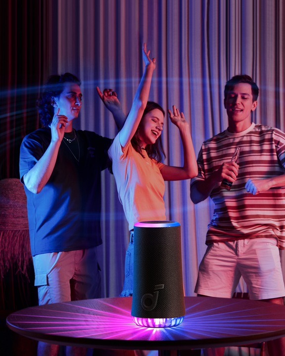 Immagine prodotto soundcore Głośnik Glow Czarny (18 h, Porta USB)
