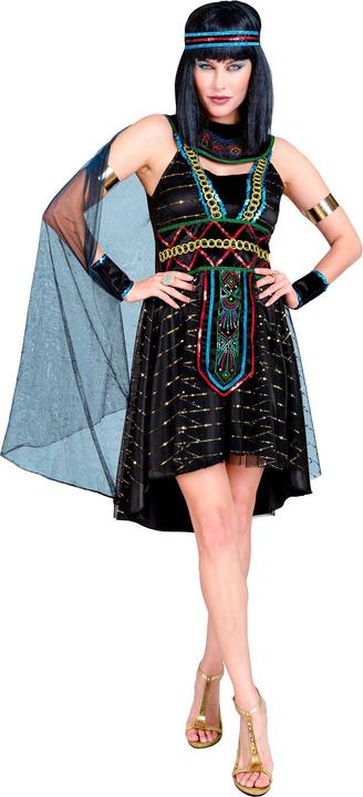 Immagine prodotto Widmann ÄGYPTISCHE HERRSCHERIN (Kleid mit Umhang, Armstulpen, Stirnband), XS (XS)