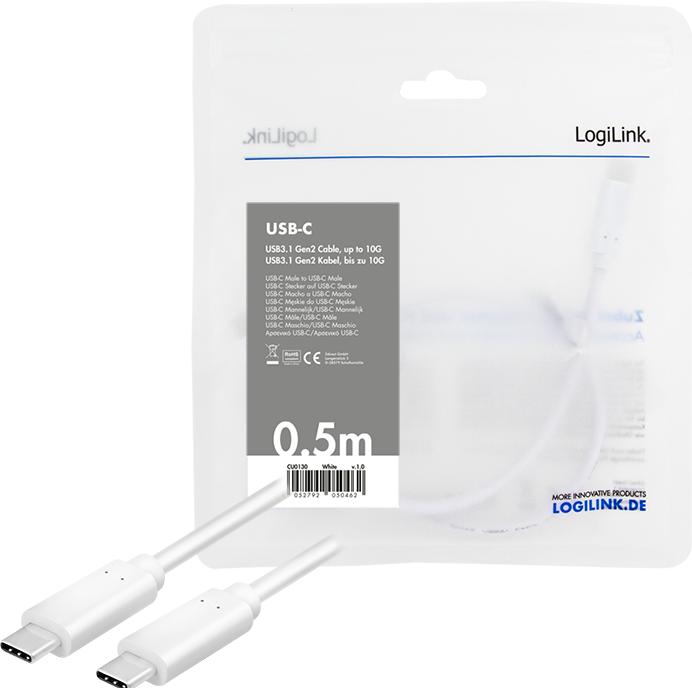 Immagine prodotto LogiLink CU0130 (0.50 m, USB 3.1, 60 W)