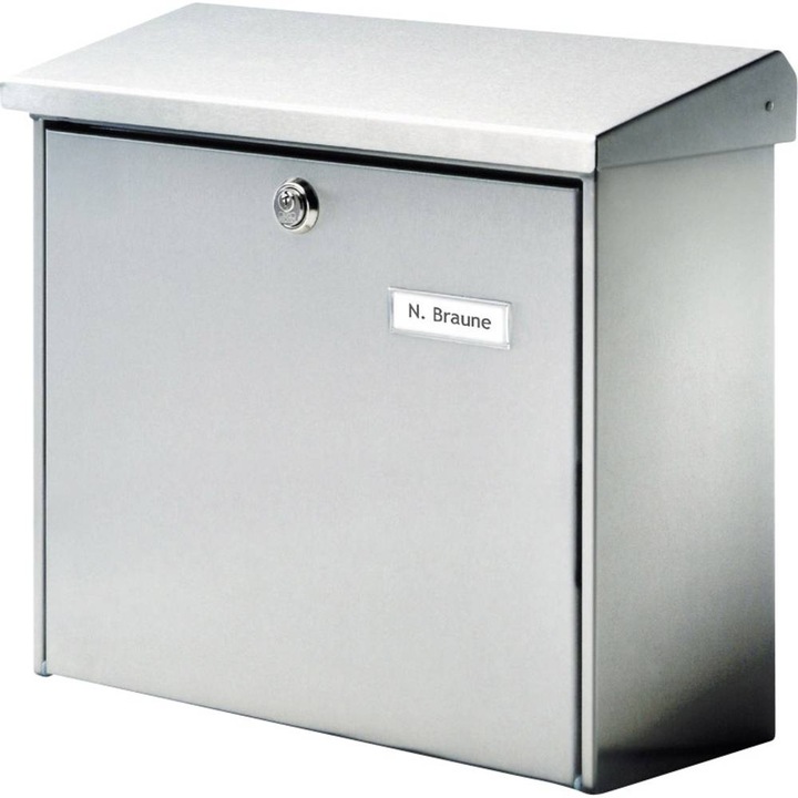 Actual product image Burg Wächter 4190 Stainless steel letter box COM