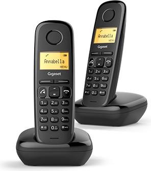 Produktbild Gigaset WIRELESS PHONE A270 DUO BLACK (L36852-H2812-D201)