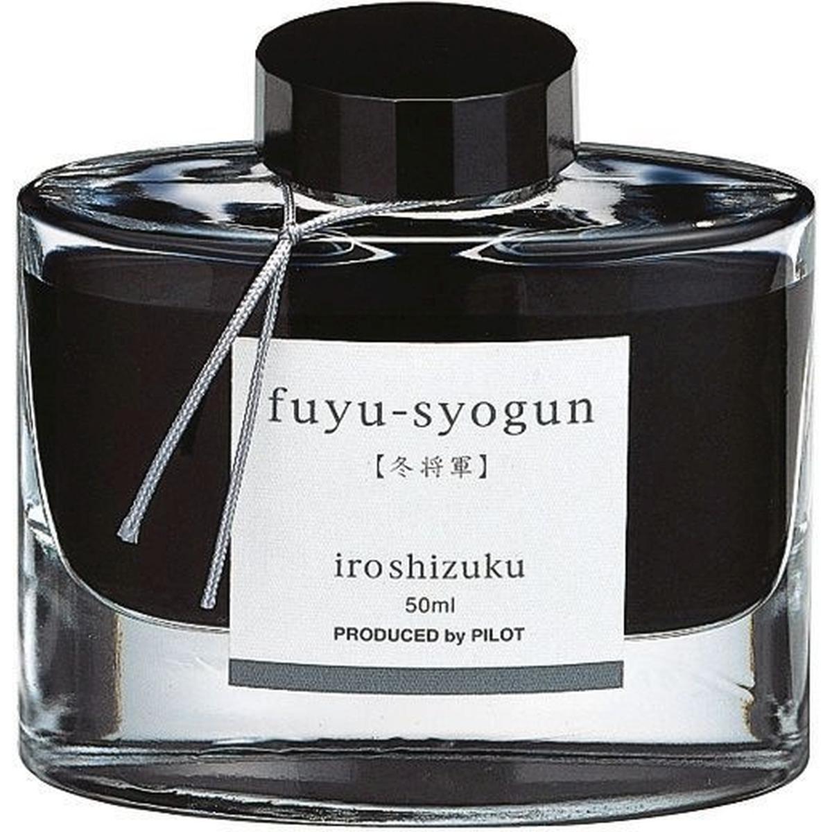 Pilot, Ersatzpatrone, Iroshizuku Tinte 50ml - FUYU-SYOGUN (Füllertinte, Grau)