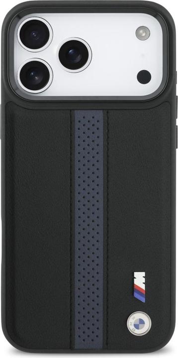 Produktbild BMW Etui M Perforated Stripe Logo MagSafe do iPhone 17 Pro Max niebieski (Apple iPhone 17 Pro Max)