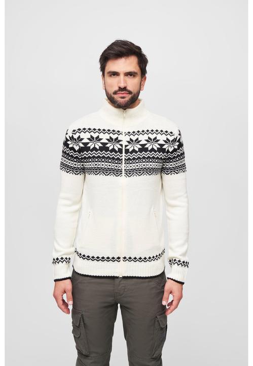 Image du produit Brandit Cardigan norvégien Taille S Couleur Blanc (S)