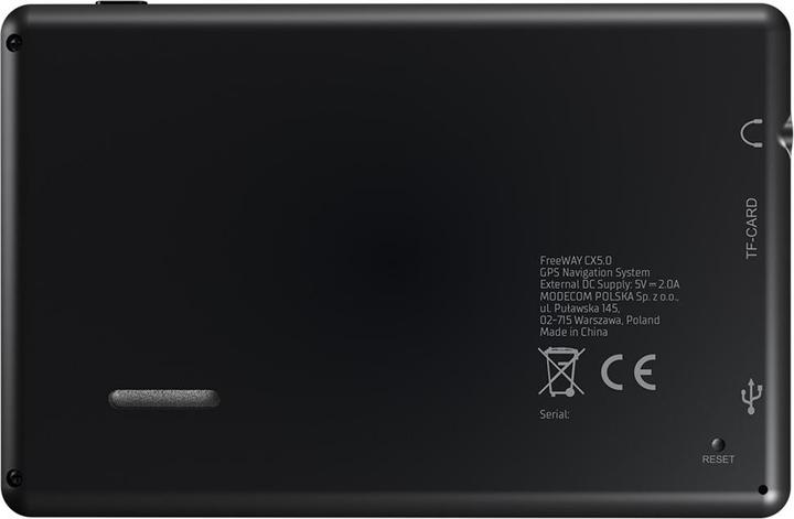 Productafbeelding Modecom NAVIGATION FreeWAY CX5 MapFactor map Europe (5")