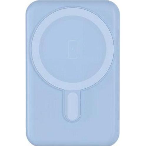 Thumbnail - Bigben Powerbank Induktionsladegerät, MagSafe Kompatibel Blau (5000 mAh, 10 W), Powerbank, Blau