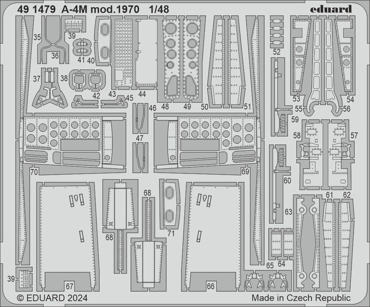 Actual product image Eduard A-4M mod. 1970 MAGIC FACTORY