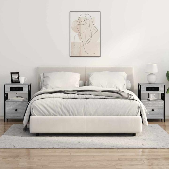 Actual product image vidaXL Bedside table (31 x 31 x 60 cm)