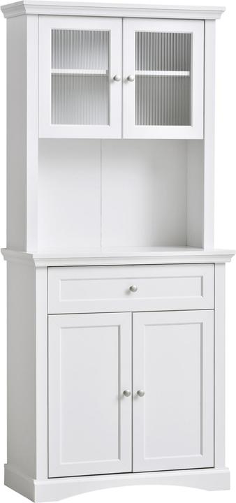Produktbild Homcom Küchenschrank mit Schublade (79 x 40 x 180 cm)