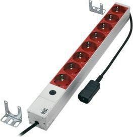 Produktbild Bachmann 19" Steckdosenleiste 8xSchutzkontakt C14-Stecker