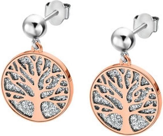 Lotus OHRRINGE IM LOTUS-STIL LS2225-4/2 STAHL, DAMEN (MAT BIJOU)