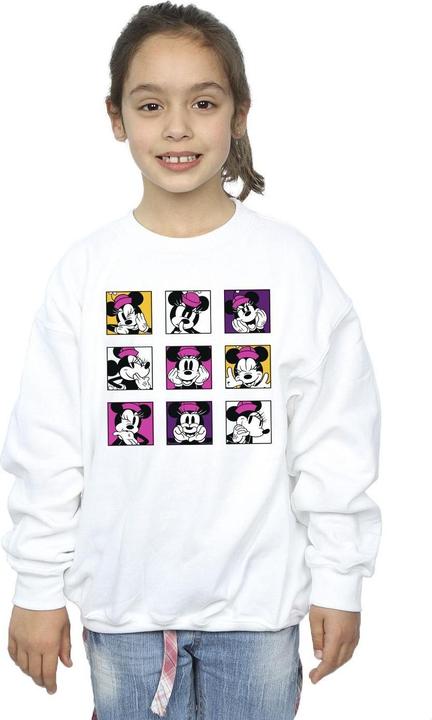 Produktbild Disney Minnie Mouse Squares Sweatshirt Mädchen (128)