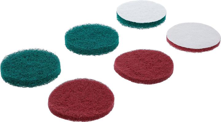 BGS Set slijpschijven | Nylon | voor 74367 | 6 stuks. (K400, k80)