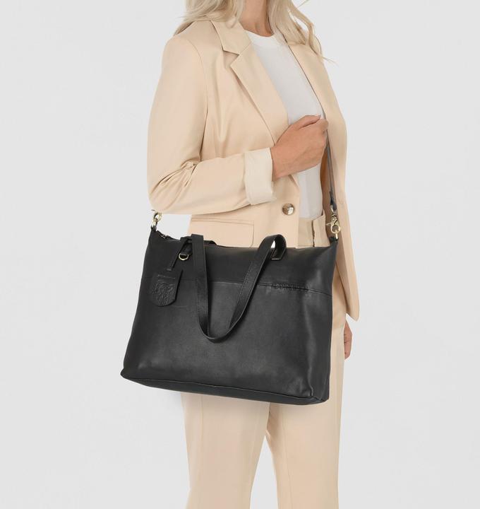 Produktbild Burkely Natural Norah Shopper Tasche Leder 36 cm Laptopfach (13 l)