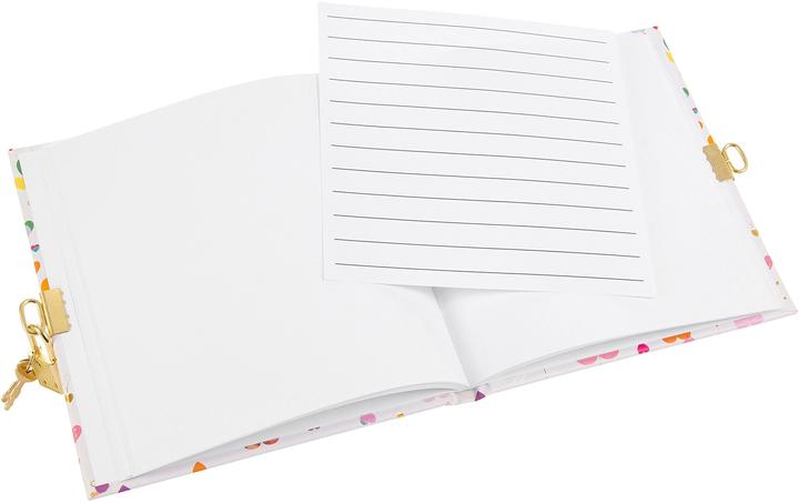 Actual product image Goldbuch Diary 16.5x16.5 96S. Heart light (16.5 x 16.5 cm, Plain, Hardcover)