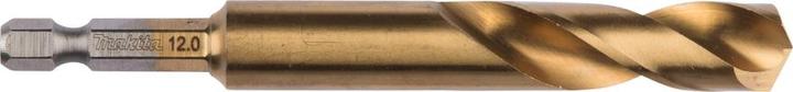 Immagine prodotto Makita Punta metallo HSS-TiN con codolo esagonale 1/4" (12 millimetri)
