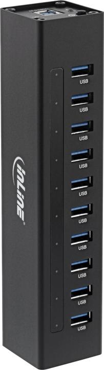 Image du produit InLine Hub USB 3.0 (USB-B, 10 Ports)